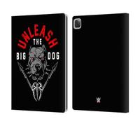 Head Case Designs sous Licence Officielle WWE Roman Reigns Unleash The Big Dog Superstars 8 Étui Portefeuille en Cuir Compatible avec Apple iPad Pro 13 M4 2024
