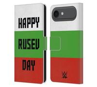 Head Case Designs sous Licence Officielle WWE Rusev Happy Rusev Day Superstars 7 Étui Portefeuille en Cuir Compatible avec Apple iPhone 17 Air