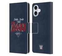 Head Case Designs sous Licence Officielle WWE Sasha Banks The Boss Superstars 9 Étui Portefeuille en Cuir Compatible avec Apple iPhone 16 Plus