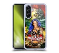 Head Case Designs sous Licence Officielle WWE Sasha Banks Wrestlemania 37 Superstars Coque en Gel [Protection de Qualité Militaire] Compatible avec Samsung Galaxy A56 5G