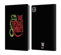 Head Case Designs sous Licence Officielle WWE Serpent Pro Jake The Snake Roberts Étui Portefeuille en Cuir Compatible avec Apple iPad Pro 11 M4 2024