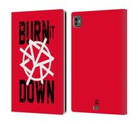 Head Case Designs sous Licence Officielle WWE Seth Rollins Burn It Down Superstars 8 Étui Portefeuille en Cuir Compatible avec Apple iPad Pro 11 M4 2024