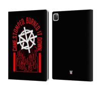 Head Case Designs sous Licence Officielle WWE Seth Rollins Burned It Down Superstars 8 Étui Portefeuille en Cuir Compatible avec Apple iPad Pro 13 M4 2024
