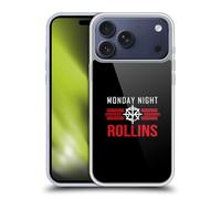 Head Case Designs sous Licence Officielle WWE Seth Rollins Monday Night Superstars 7 Coque en Gel [Protection de Qualité Militaire] Compatible avec Apple iPhone 17 Pro Max