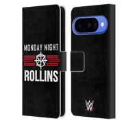 Head Case Designs sous Licence Officielle WWE Seth Rollins Monday Night Superstars 7 Étui Portefeuille en Cuir Compatible avec Google Pixel 10