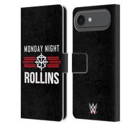 Head Case Designs sous Licence Officielle WWE Seth Rollins Monday Night Superstars 7 Étui Portefeuille en Cuir Compatible avec Apple iPhone 17 Air