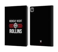 Head Case Designs sous Licence Officielle WWE Seth Rollins Monday Night Superstars 7 Étui Portefeuille en Cuir Compatible avec Apple iPad Pro 13 M4 2024