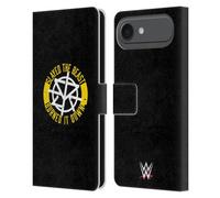 Head Case Designs sous Licence Officielle WWE Slayed The Beast Seth Rollins Étui Portefeuille en Cuir Compatible avec Apple iPhone 17 Air