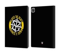 Head Case Designs sous Licence Officielle WWE Slayed The Beast Seth Rollins Étui Portefeuille en Cuir Compatible avec Apple iPad Pro 13 M4 2024