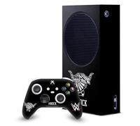 Head Case Designs Sous Licence Officielle WWE Tatouage Taureau The Rock Enveloppement De Console De Jeu Et Skins Pour Manette De Jeu Ensemble compatible avec Xbox Series S Console & Controller Bundle