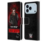 Head Case Designs sous Licence Officielle WWE The Fiend Bray Wyatt Étui Portefeuille en Cuir Compatible avec Apple iPhone 17 Pro