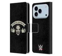 Head Case Designs sous Licence Officielle WWE The Fiend Yowie Wowie Bray Wyatt Étui Portefeuille en Cuir Compatible avec Apple iPhone 17 Pro