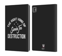 Head Case Designs sous Licence Officielle WWE The Right Hand of Destruction Samoa Joe Étui Portefeuille en Cuir Compatible avec Apple iPad Pro 11 M4 2024