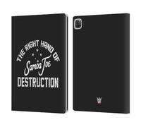 Head Case Designs sous Licence Officielle WWE The Right Hand of Destruction Samoa Joe Étui Portefeuille en Cuir Compatible avec Apple iPad Pro 13 M4 2024