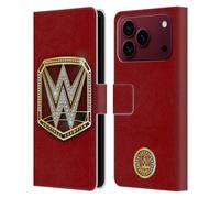 Head Case Designs sous Licence Officielle WWE Universal Champion Ceintures de Titre Étui Portefeuille en Cuir Compatible avec Apple iPhone 18 Pro Max