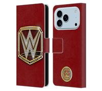 Head Case Designs sous Licence Officielle WWE Universal Champion Ceintures de Titre Étui Portefeuille en Cuir Compatible avec Apple iPhone 17 Pro
