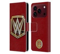 Head Case Designs sous Licence Officielle WWE Universal Champion Ceintures de Titre Étui Portefeuille en Cuir Compatible avec Apple iPhone 18 Pro