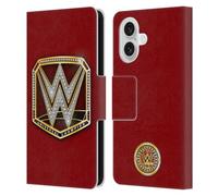 Head Case Designs sous Licence Officielle WWE Universal Champion Ceintures de Titre Étui Portefeuille en Cuir Compatible avec Apple iPhone 16