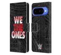 Head Case Designs sous Licence Officielle WWE We The Ones The Bloodline Étui Portefeuille en Cuir Compatible avec Google Pixel 10