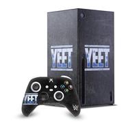 Head Case Designs Sous Licence Officielle WWE Yeet Jey Uso Enveloppement De Console De Jeu Et Skins Pour Manette De Jeu Ensemble compatible avec Xbox Series X