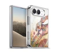 Head Case Designs sous Licence Officielle Wyanne Bunny Escape Painting Portraits De La Nature Coque en Gel [Qualité Militaire] Compatible avec Apple iPhone Duo Et Compatible avec MagSafe