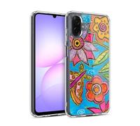 Head Case Designs sous Licence Officielle Wyanne Fleurs Funky Et Papillon Nature Coque en Gel [Protection de Qualité Militaire] Compatible avec Samsung Galaxy A07 4G