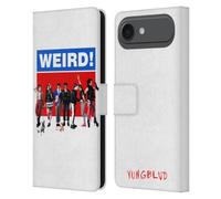 Head Case Designs sous Licence Officielle Yungblud Weird! Graphiques Étui Portefeuille en Cuir Compatible avec Apple iPhone 17 Air