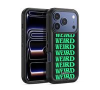 Head Case Designs sous Licence Officielle Yungblud Weird! Texte Graphiques Étui Antichoc Ultra-Blindé Compatible avec Apple iPhone 17 Pro