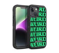 Head Case Designs sous Licence Officielle Yungblud Weird! Texte Graphiques Étui Antichoc Ultra-Blindé Compatible avec Apple iPhone 14