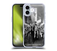 Head Case Designs sous Licence Officielle Zack Snyder's Justice League Group Logo Snyder Cut Art Personnage Coque en Gel [Qualité Militaire] Compatible avec Apple iPhone 16 Et Compatible avec MagSafe