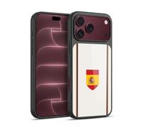 Head Case Designs Spain Spanish España Drapeaux Kit Football Coque en Gel renforcée [Protection de Qualité Militaire] Compatible avec Apple iPhone 18 Pro Max