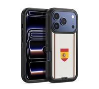 Head Case Designs Spain Spanish España Drapeaux Kit Football Étui Antichoc Ultra-Blindé Compatible avec Apple iPhone 17 Pro Max