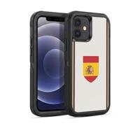 Head Case Designs Spain Spanish España Drapeaux Kit Football Étui Antichoc Ultra-Blindé Compatible avec Apple iPhone 12 / iPhone 12 Pro
