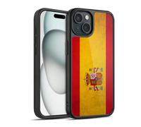 Head Case Designs Spain Spanish España Drapeaux Vintage Coque en Gel renforcée [Protection de Qualité Militaire] Compatible avec Apple iPhone 15