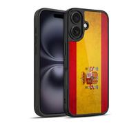 Head Case Designs Spain Spanish España Drapeaux Vintage Coque en Gel renforcée [Protection de Qualité Militaire] Compatible avec Apple iPhone 16