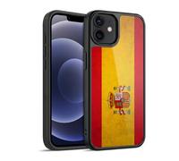 Head Case Designs Spain Spanish España Drapeaux Vintage Coque en Gel renforcée [Protection de Qualité Militaire] Compatible avec Apple iPhone 12 / iPhone 12 Pro