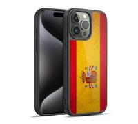 Head Case Designs Spain Spanish España Drapeaux Vintage Coque en Gel renforcée [Protection de Qualité Militaire] Compatible avec Apple iPhone 15 Pro Max