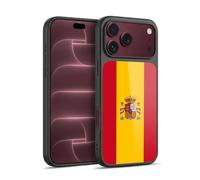 Head Case Designs Spain Spanish España Football Drapeaux des Pays 1 Coque en Gel renforcée [Protection de Qualité Militaire] Compatible avec Apple iPhone 18 Pro Max