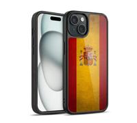 Head Case Designs Spain Spanish España Football Grunge Drapeaux des Pays 1 Coque en Gel renforcée [Protection de Qualité Militaire] Compatible avec Apple iPhone 15