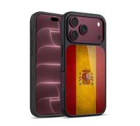 Head Case Designs Spain Spanish España Football Grunge Drapeaux des Pays 1 Coque en Gel renforcée [Protection de Qualité Militaire] Compatible avec Apple iPhone 18 Pro