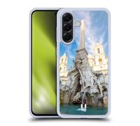 Head Case Designs Statue De Place Navona Rome Italie Un Aperçu de Rome Coque en Gel [Protection de Qualité Militaire] Compatible avec Samsung Galaxy A56 5G
