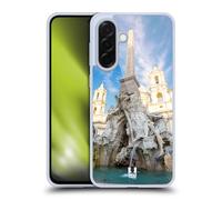 Head Case Designs Statue De Place Navona Rome Italie Un Aperçu de Rome Coque en Gel [Protection de Qualité Militaire] Compatible avec Samsung Galaxy A36 5G
