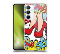 Head Case Designs Stiletto Rouge Pop Art Coque Dure pour l'arrière Compatible avec Samsung Galaxy A55 5G