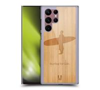 Head Case Designs Surf en Bois Sports Extrêmes - Collection 2 Coque Dure pour l'arrière Compatible avec Samsung Galaxy S22 Ultra 5G