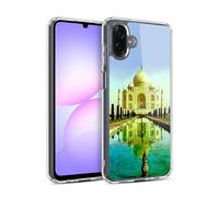 Head Case Designs Taj Mahal Inde Meilleurs Endroits - Collection 3 Coque en Gel [Protection de Qualité Militaire] Compatible avec Samsung Galaxy A07 4G