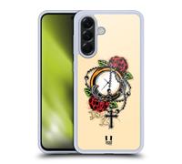 Head Case Designs Temps De Rosaire Tatouages Old School Coque en Gel [Protection de Qualité Militaire] Compatible avec Samsung Galaxy A56 5G
