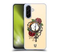 Head Case Designs Temps De Rosaire Tatouages Old School Coque en Gel [Protection de Qualité Militaire] Compatible avec Samsung Galaxy A36 5G