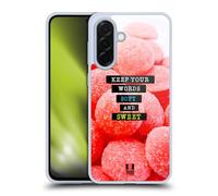 Head Case Designs Tenez Vos Paroles Pensées Sucrées Coque en Gel [Protection de Qualité Militaire] Compatible avec Samsung Galaxy A36 5G