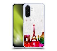 Head Case Designs Tour Eiffel Paris France Horizon D'Aquarelle Coque en Gel [Protection de Qualité Militaire] Compatible avec Samsung Galaxy A26 5G