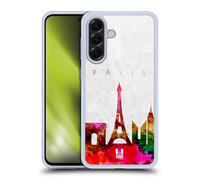 Head Case Designs Tour Eiffel Paris France Horizon D'Aquarelle Coque en Gel [Protection de Qualité Militaire] Compatible avec Samsung Galaxy A56 5G